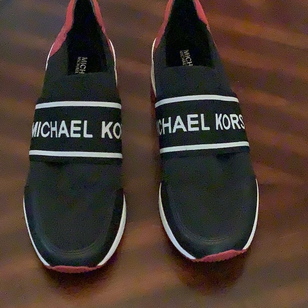 Michael Kors Black Slip-On Sneakers